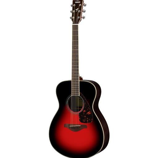 Yamaha FS830DSR Folk Guitar, Solid Sitka Spruce Top, Rosewood Back & Sides, Dusk Sun Red